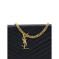Black Calf Leather Bos Taurus Shoulder Bag