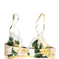 Multicolor Floral Print Soft Cup Bra Underwear