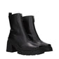 Black Leather Ankle Boots