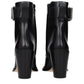 Black Leather Ankle Boots