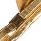 Gold-Tone Triangle Bikini Top DG Logo Swimwear