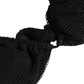 Black Padded Triangle Halter Bikini Top Swimwear