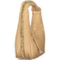 Beige Polyurethane Women's Bag