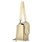 Beige Polyurethane Women's Bag
