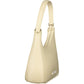 Beige Polyurethane Women's Bag