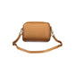 Brown Polyurethane Women Bag