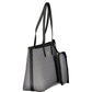 Nero Poliuretano Womens Bag