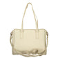 Beige Poliuretano Women's Bag with Adjustable Strap and Pockets