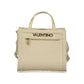 Beige Polyurethane Women's Bag