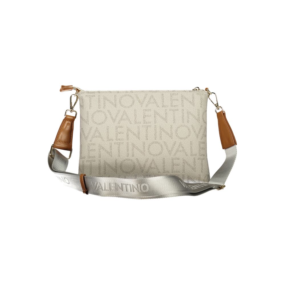 Beige Polyurethane Women's Bag