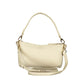 Beige Polyurethane Women's Bag with Shoulder Strap