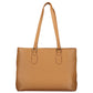Brown Polyurethane Women's Bag