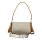 Beige Polyurethane Womens Bag