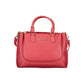 Rosso Poliuretano Donna Bag With Handles and Protective Features