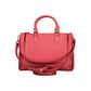 Rosso Poliuretano Donna Bag With Handles and Protective Features