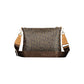 Brown Polyurethane Women's Bag