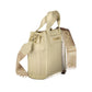 Beige Polyurethane Women's Bag