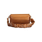 Brown Polyurethane Women's Bag