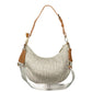 Beige Leather Woman Bag