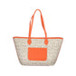 Beige Polyethylene Handbag