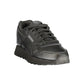 Black Polyurethane Men's Sneaker