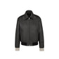Black Calfskin Leather Jacket