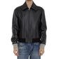 Black Calfskin Leather Jacket