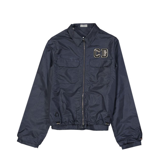 Blue Polyamide Shell Jacket