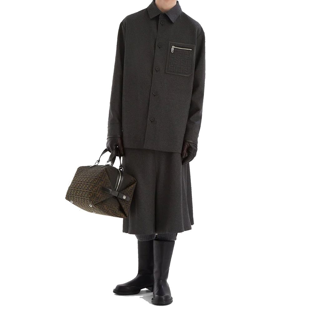 Gray Cashmere Coat