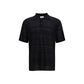 Black Cotton Polo Shirt