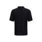 Black Cotton Polo Shirt