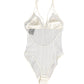 White Sheer Nylon Bodysuit Halterneck Underwear