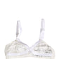 White Cotton Lace Wireless Soft Cup Bra Underwear