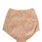 Beige Silk Blend High Waist Girdle Panty Underwear