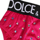 Pink Crystal High Waist Brief Panty Underwear