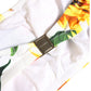 Multicolor Sunflower Print Bandeau Top Swimwear