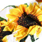 Multicolor Sunflower Print Bandeau Top Swimwear