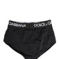 Black Logo Waistband Coulotte Panty Underwear