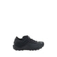 Black Polyester Athletic Sneakers