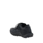 Black Polyester Athletic Sneakers