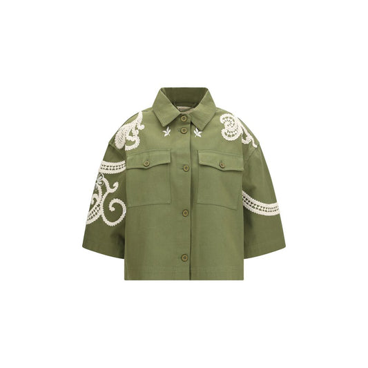Bicolor Cotton Coat