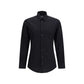 Black Cotton Dress Shirt