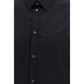 Black Cotton Dress Shirt