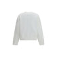 White Cotton Sweatshirt