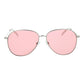 Silver Metal Sunglasses