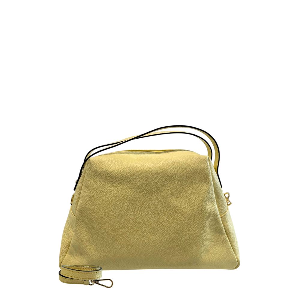 Bicolor Cowhide Clutch Bag