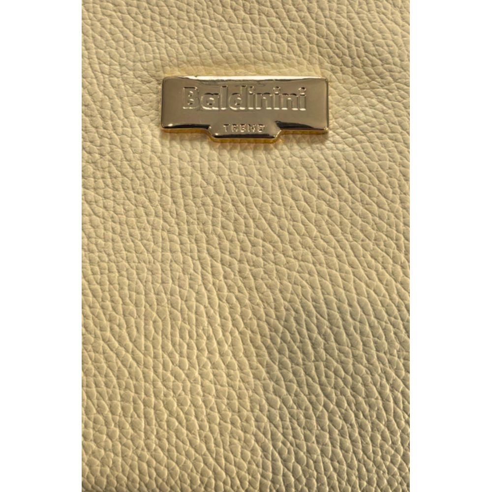 Bicolor Cowhide Clutch Bag