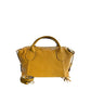 Yellow Leather Women Handbag