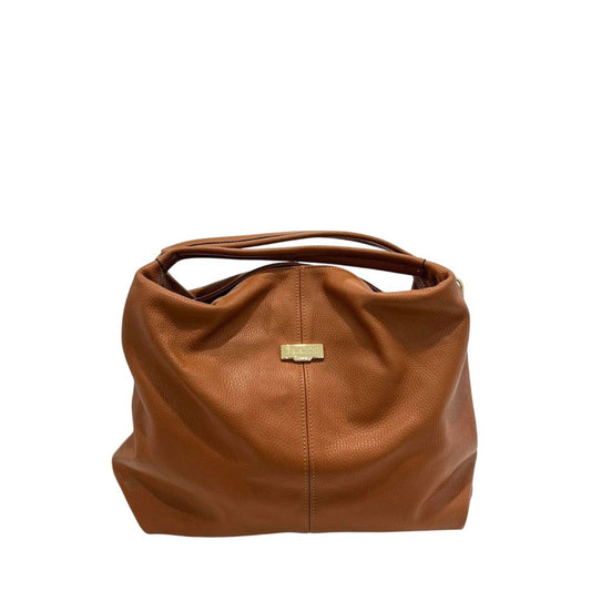 Brown Cowhide Shoulder Bag