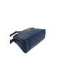 Blue Leather Women Crossbody Bag